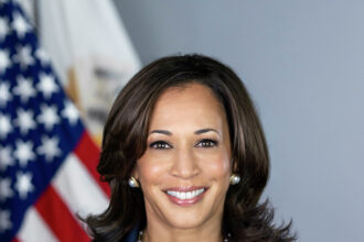 Kamala Harris progressive leader. engaging with diverse voters as a